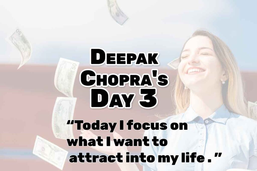 Today's affirmation - “Today I focus on what I want to attract into my life . ”